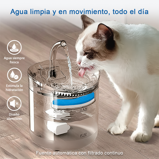 Fuente Automática de Agua para Mascotas - AquaBloom Pet™