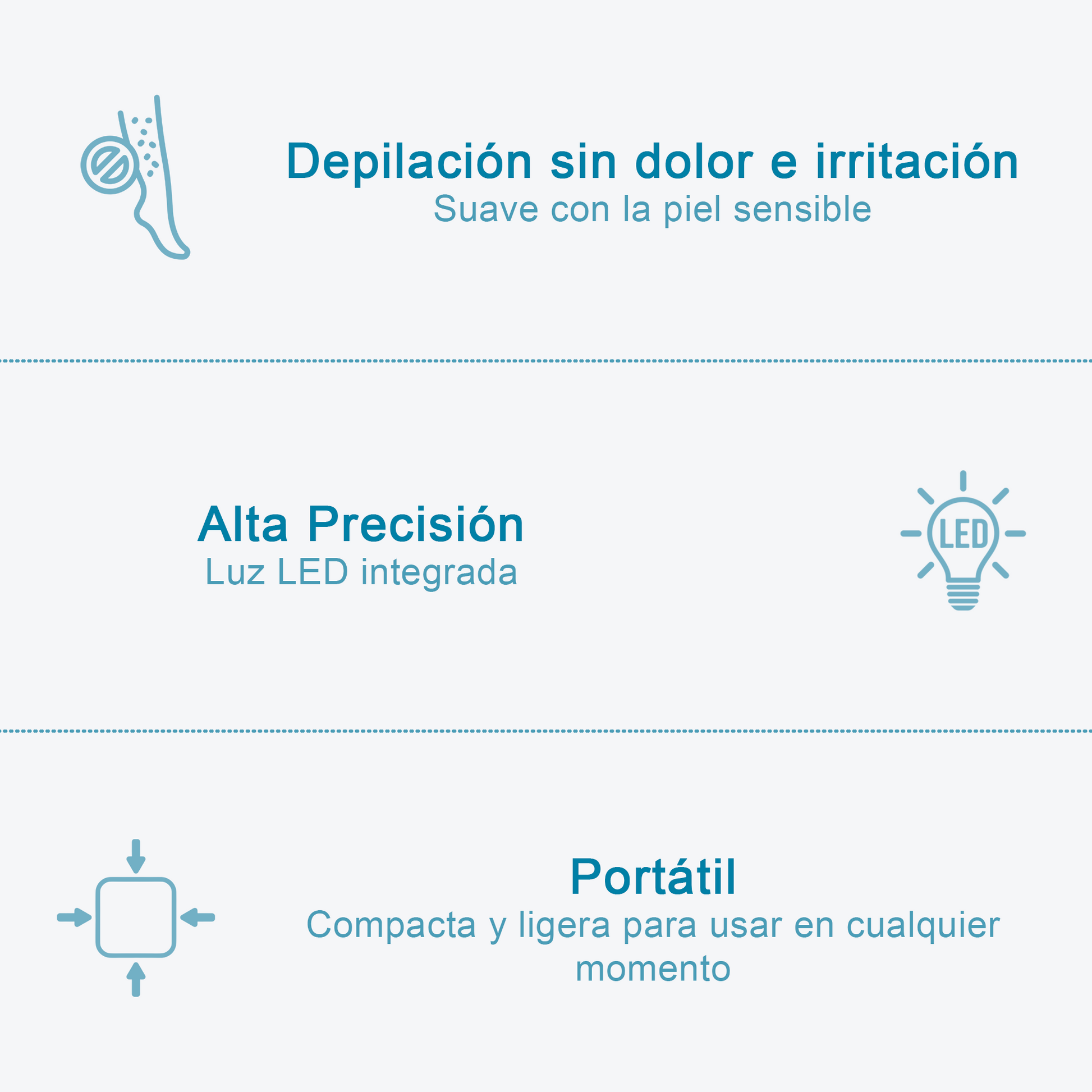 Depiladora Eléctrica Femenina Recargable USB - Depil Mini - Caja de Compras