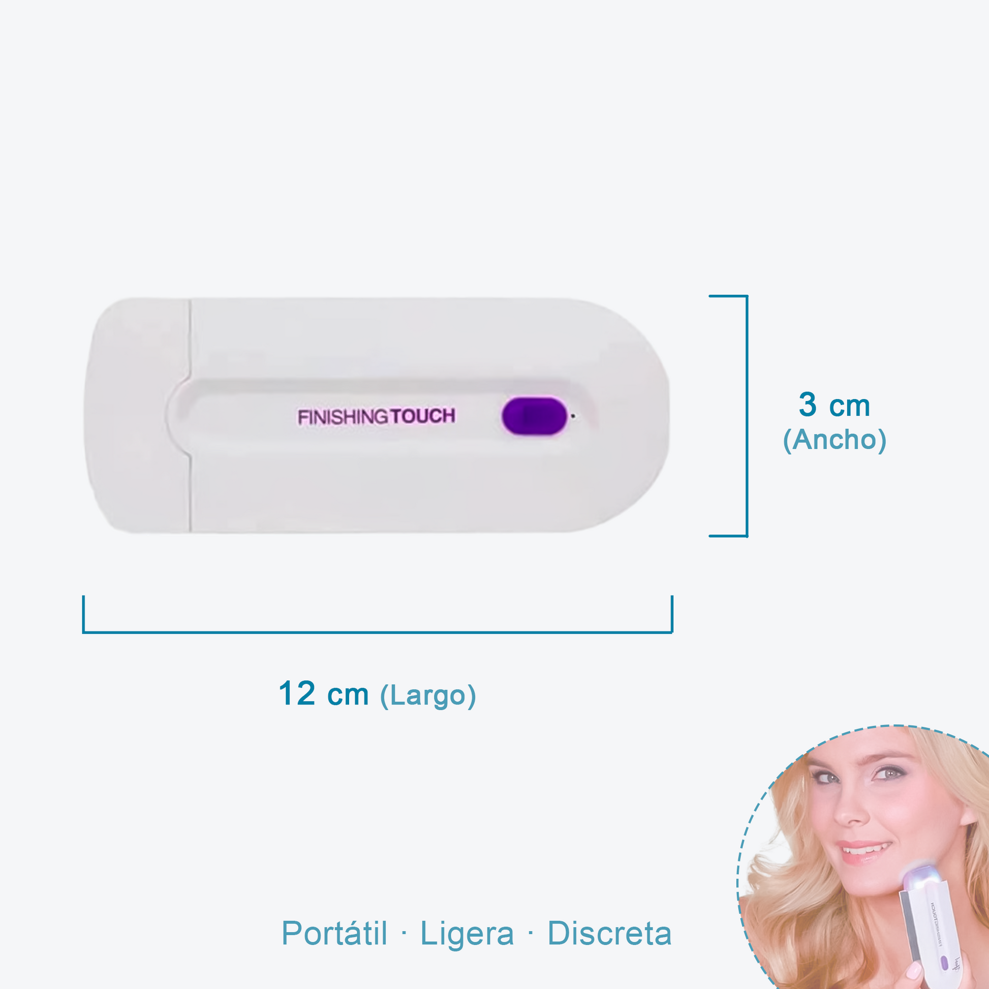 Depiladora Eléctrica Femenina Recargable USB - Depil Mini - Caja de Compras