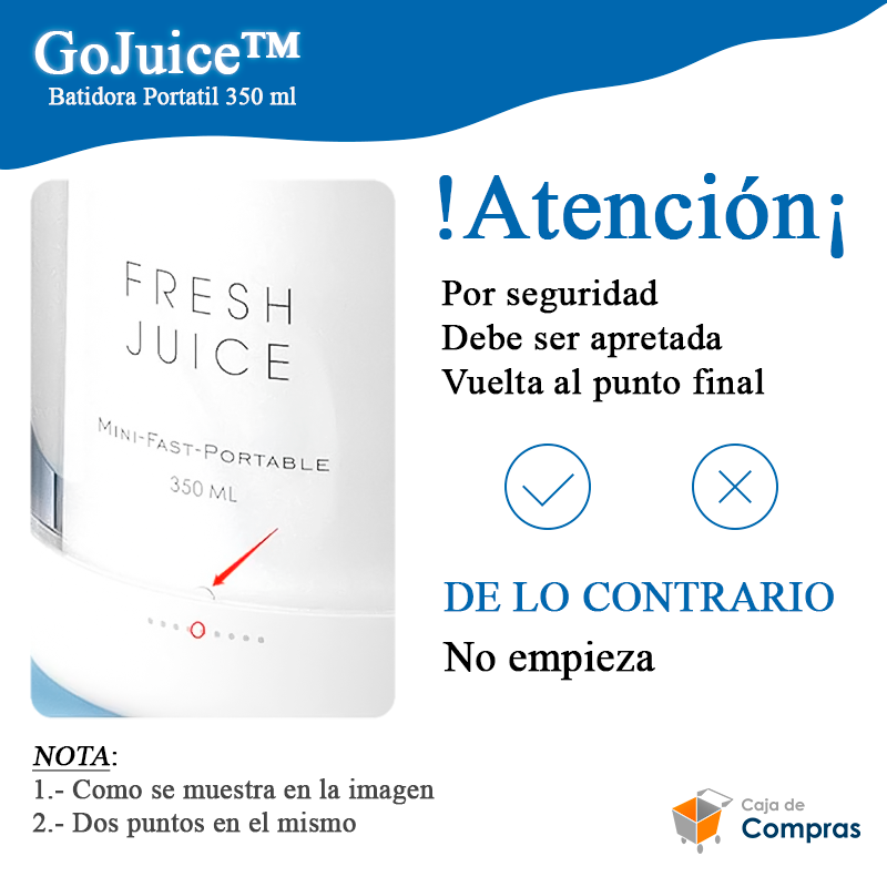 GoJuice™ - Batidora Portatil 350 ml