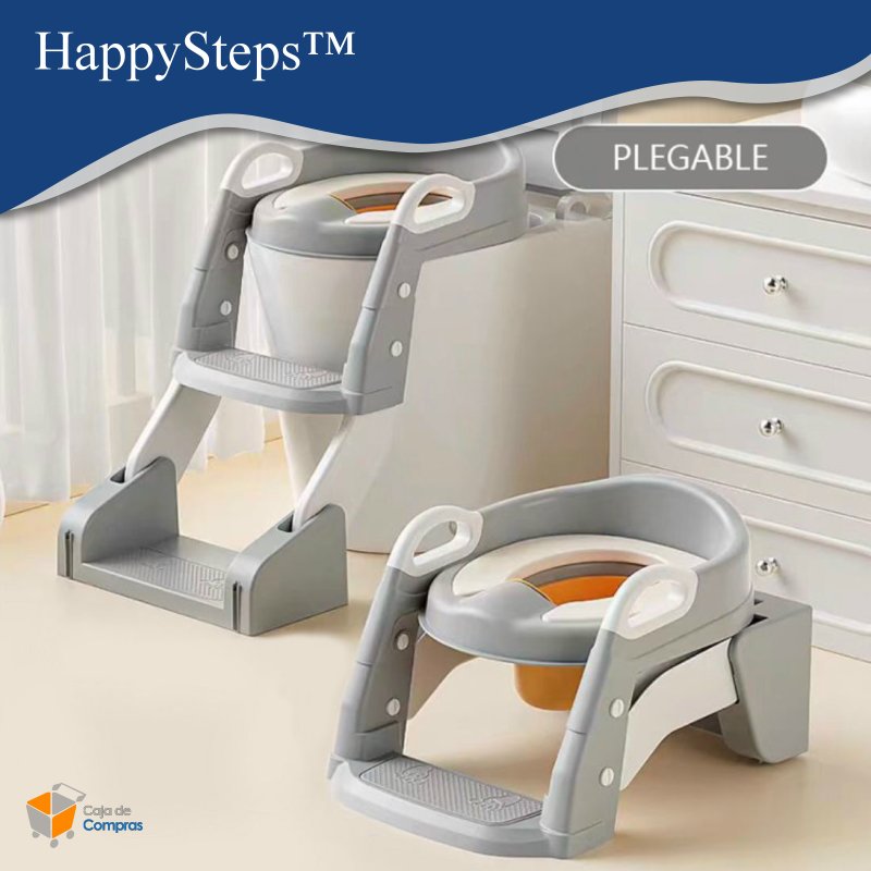 Asiento Adaptador Escalera Inodoro 3en1  - HappySteps™
