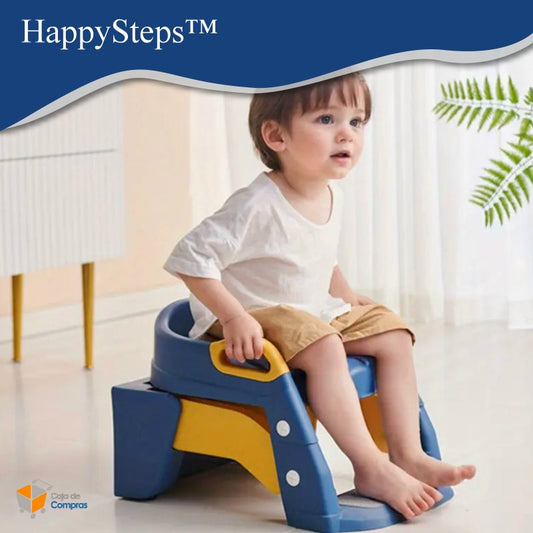 Asiento Adaptador Escalera Inodoro 3en1  - HappySteps™