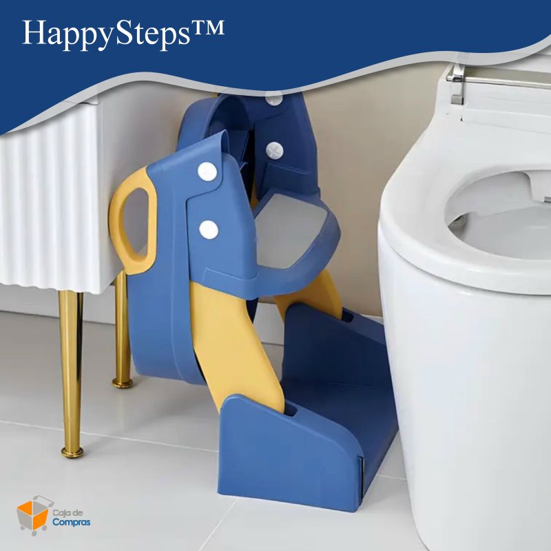 Asiento Adaptador Escalera Inodoro 3en1  - HappySteps™