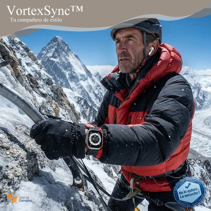 Reloj Smartwatch VortexSync™  con 8 Correas - Caja de Compras