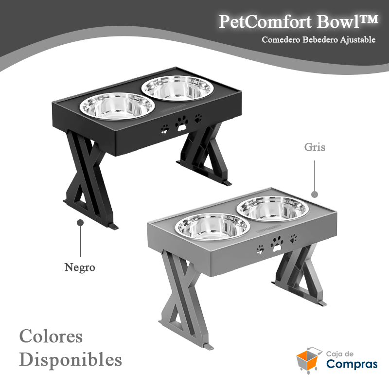 PetComfort Bowl™ - Comedero Bebedero Ajustable