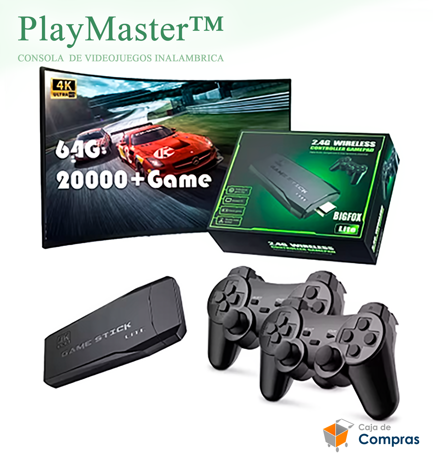 PlayMaster™ - CONSOLA VIDEOJUEGOS INALAMBRICA